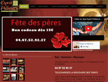 Tablet Screenshot of espritdailleurs.fr